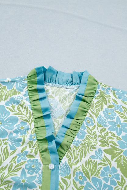 Maren Trim Front Loose Dress - Hello Beautiful BoutiqueFloral DressesThreaded Pear