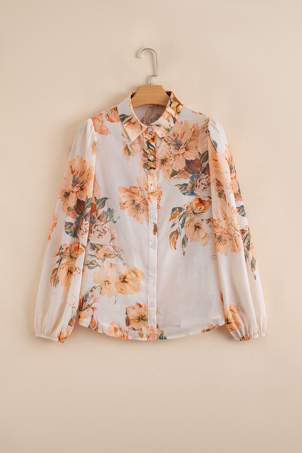 Margot Puff Sleeve Lightweight Shirt - Hello Beautiful BoutiqueBlouses & ShirtsThreaded Pear
