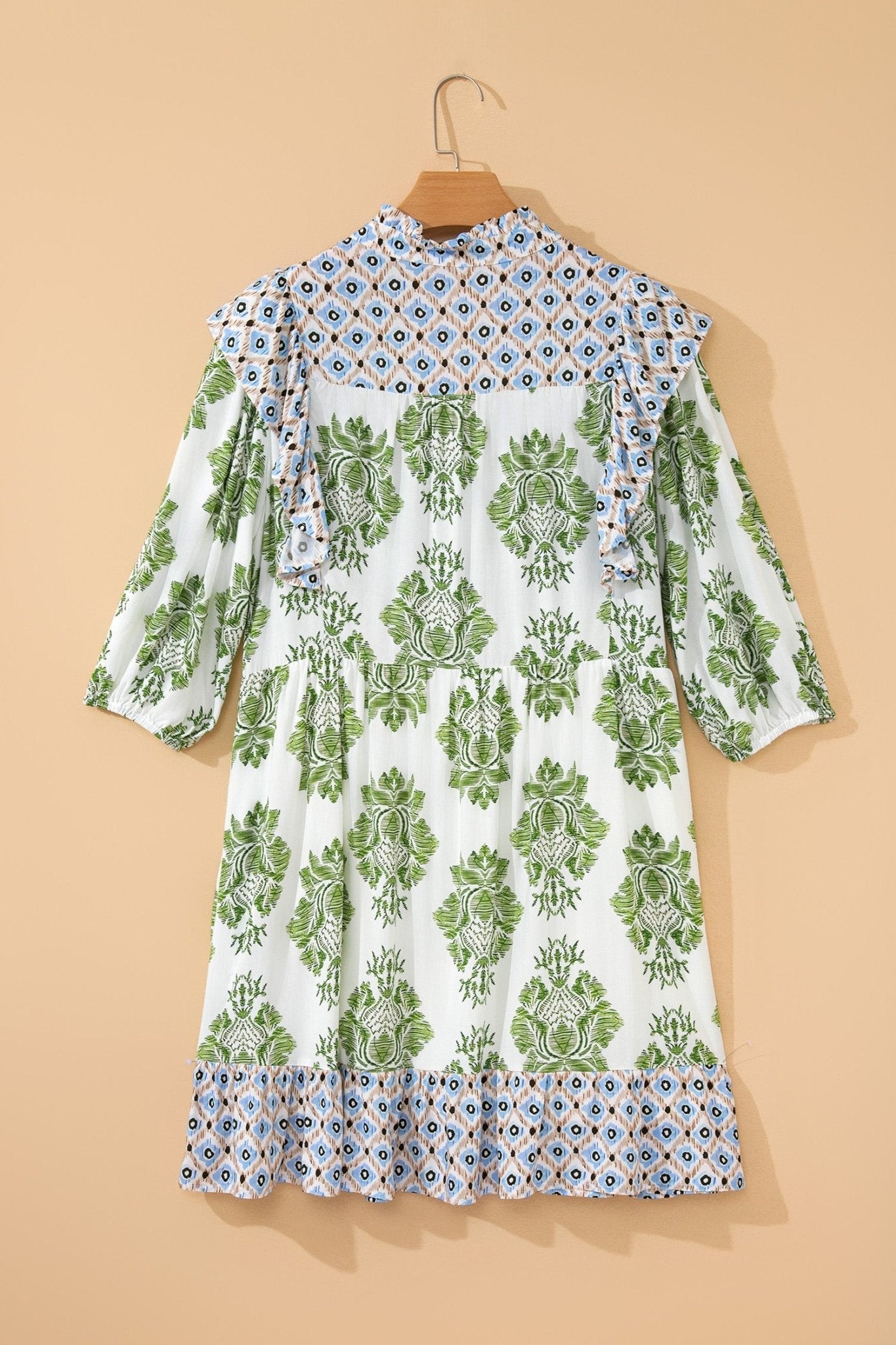 Margot Ruffle Detail Mini Dress - Hello Beautiful BoutiqueFloral DressesThreaded Pear