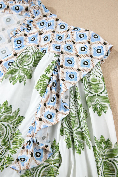 Margot Ruffle Detail Mini Dress - Hello Beautiful BoutiqueFloral DressesThreaded Pear