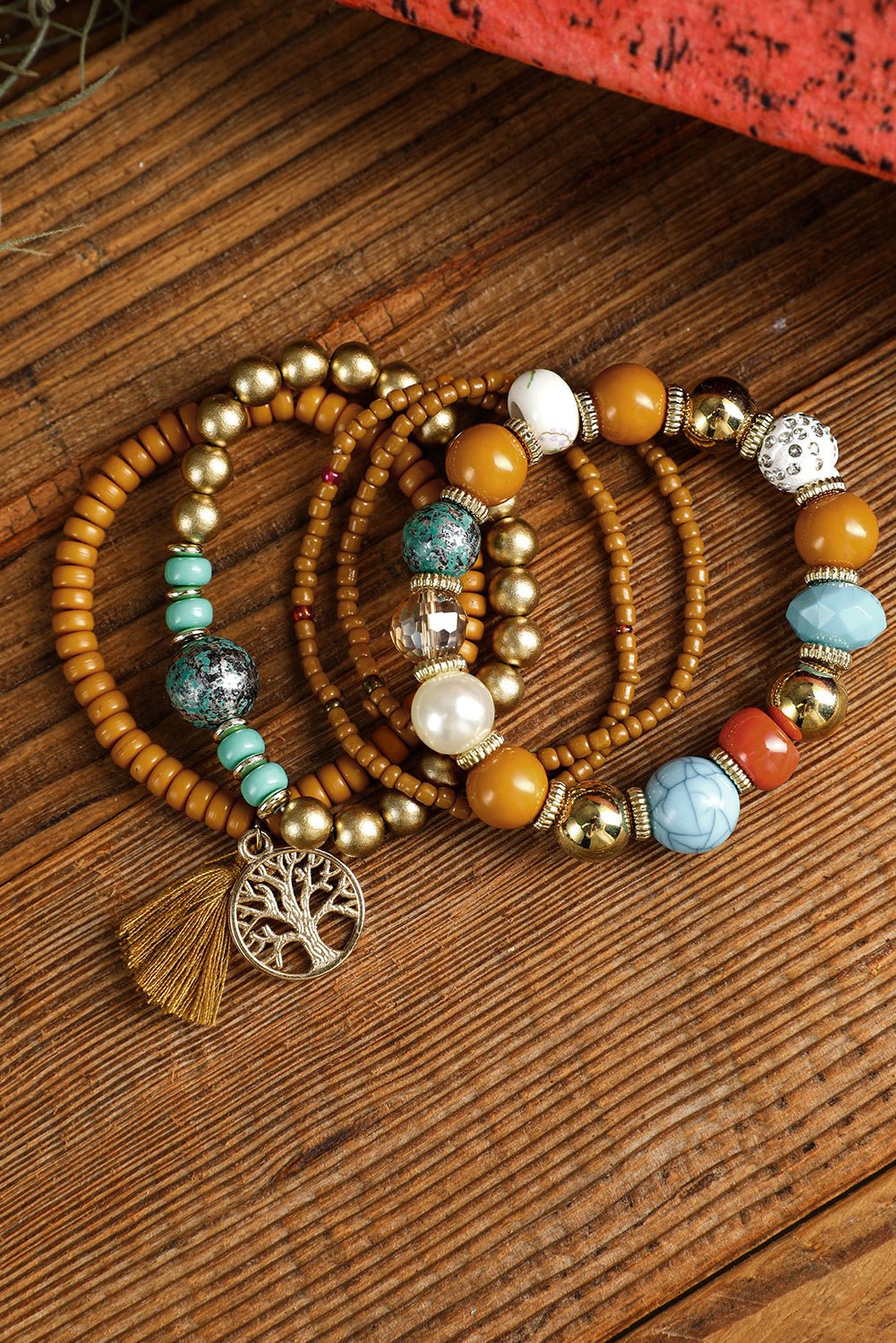 Maria Boho Beaded Bracelets Set - Hello Beautiful BoutiqueJewelryThreaded Pear