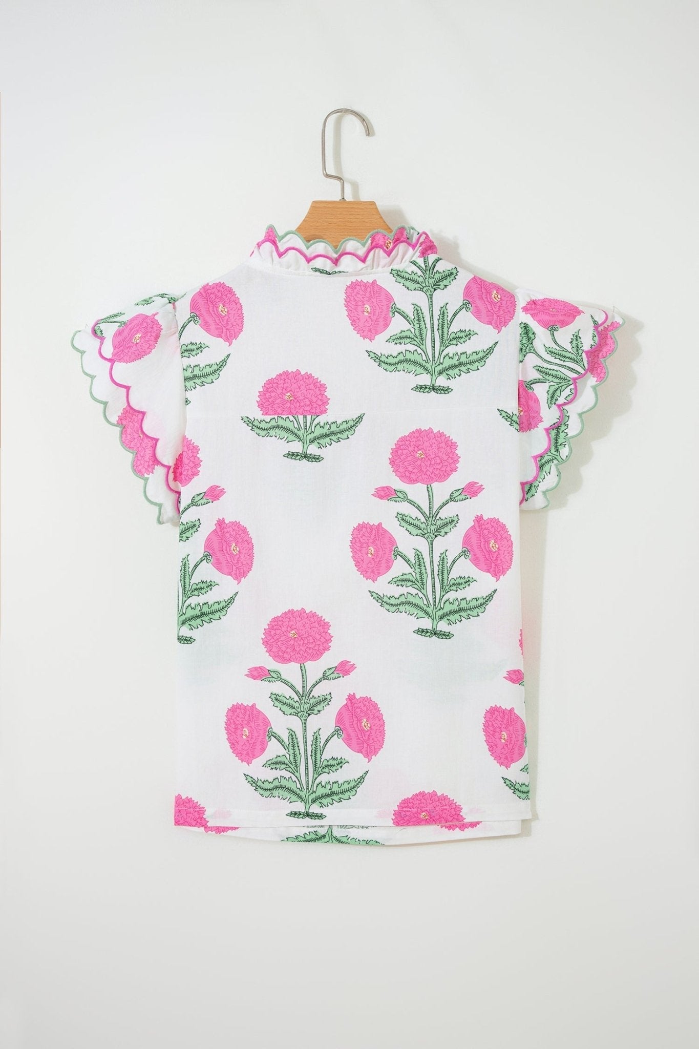 Mariah Detail Short Sleeve Blouse - Hello Beautiful BoutiqueBlouses & ShirtsThreaded Pear