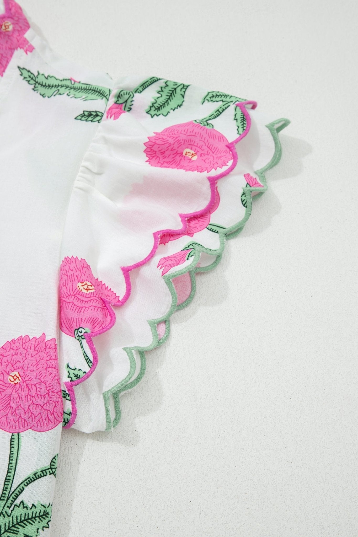 Mariah Detail Short Sleeve Blouse - Hello Beautiful BoutiqueBlouses & ShirtsThreaded Pear