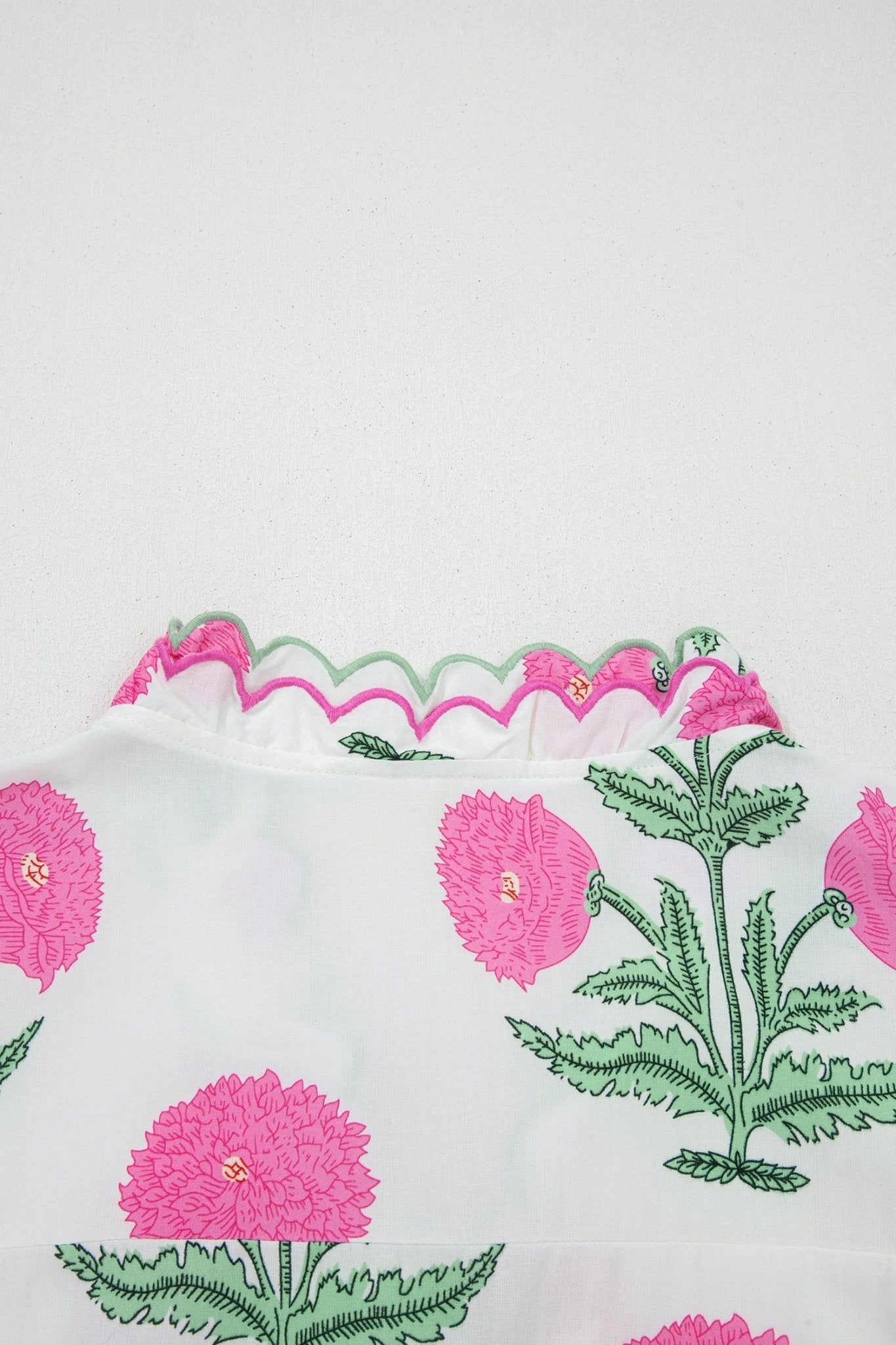Mariah Detail Short Sleeve Blouse - Hello Beautiful BoutiqueBlouses & ShirtsThreaded Pear