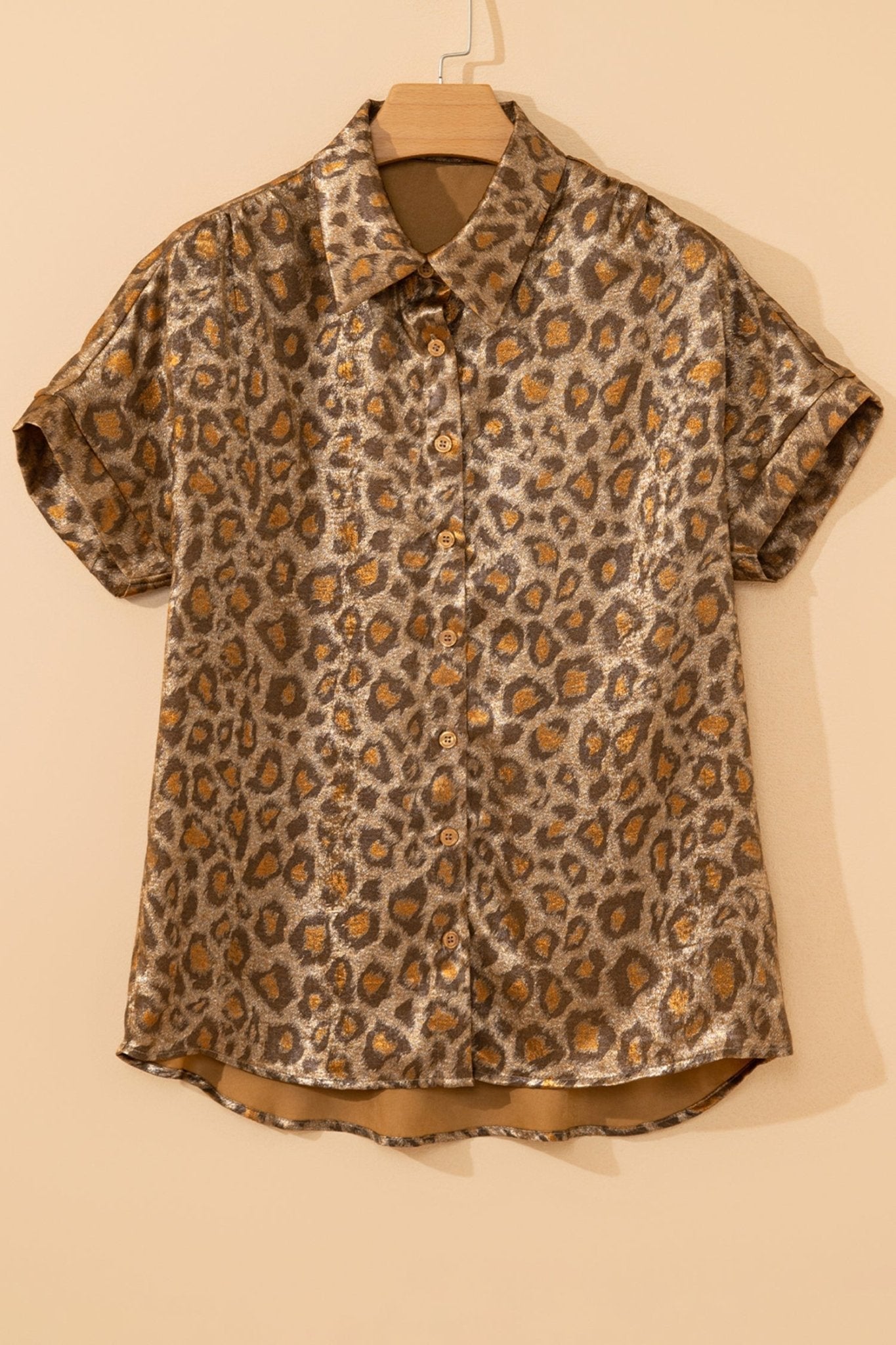 Mariam Short Sleeve Casual Shirt - Hello Beautiful BoutiqueBlouses & ShirtsThreaded Pear