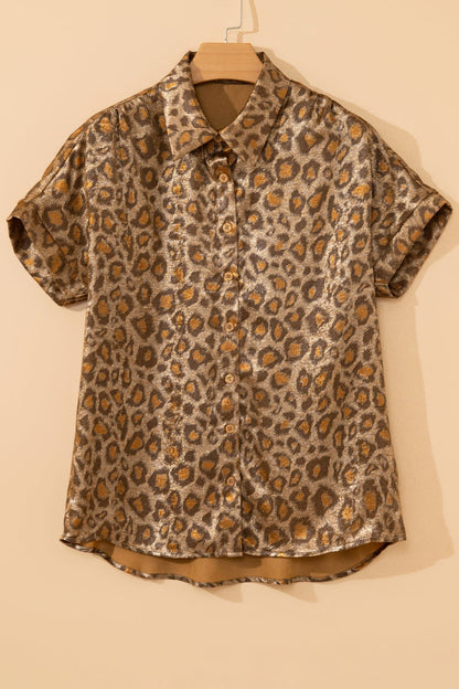 Mariam Short Sleeve Casual Shirt - Hello Beautiful BoutiqueBlouses & ShirtsThreaded Pear