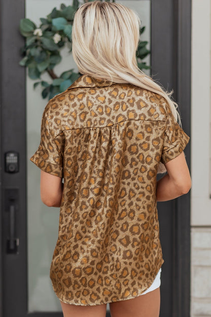 Mariam Short Sleeve Casual Shirt - Hello Beautiful BoutiqueBlouses & ShirtsThreaded Pear