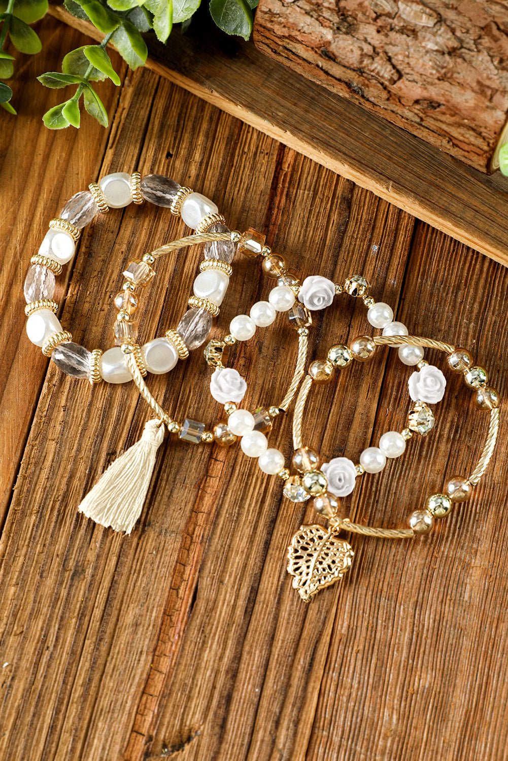 Mariana Beaded Fringed Layered Bracelet - Hello Beautiful BoutiqueJewelryThreaded Pear