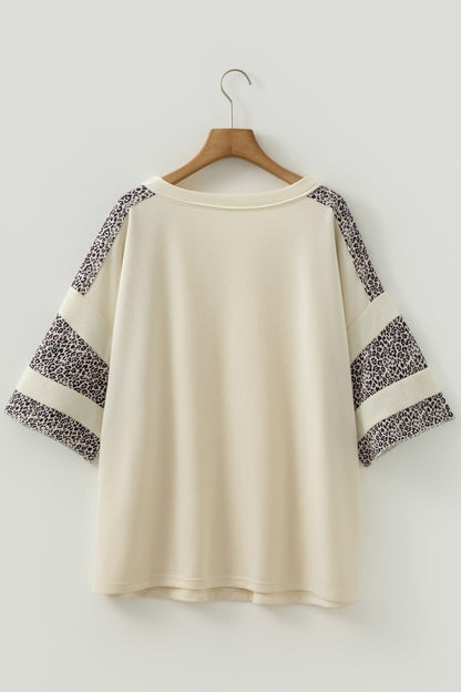 Mariana Patchwork Half Sleeve PLUS Top - Hello Beautiful BoutiquePlus Size Tops & TeesThreaded Pear