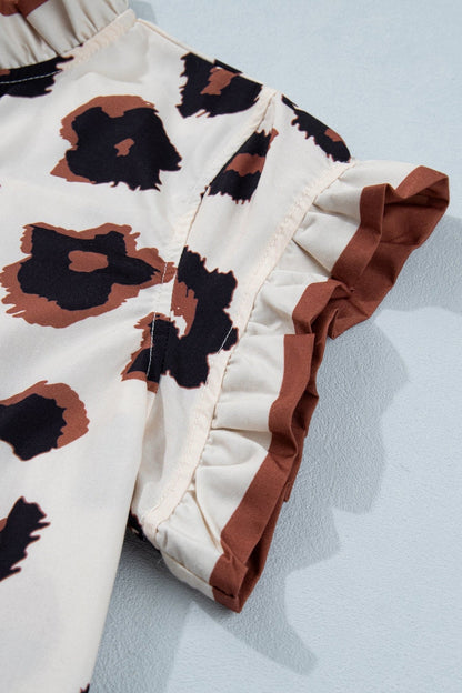 Mariana Ruffle Sleeve Summer Blouse - Hello Beautiful BoutiqueBlouses & ShirtsThreaded Pear