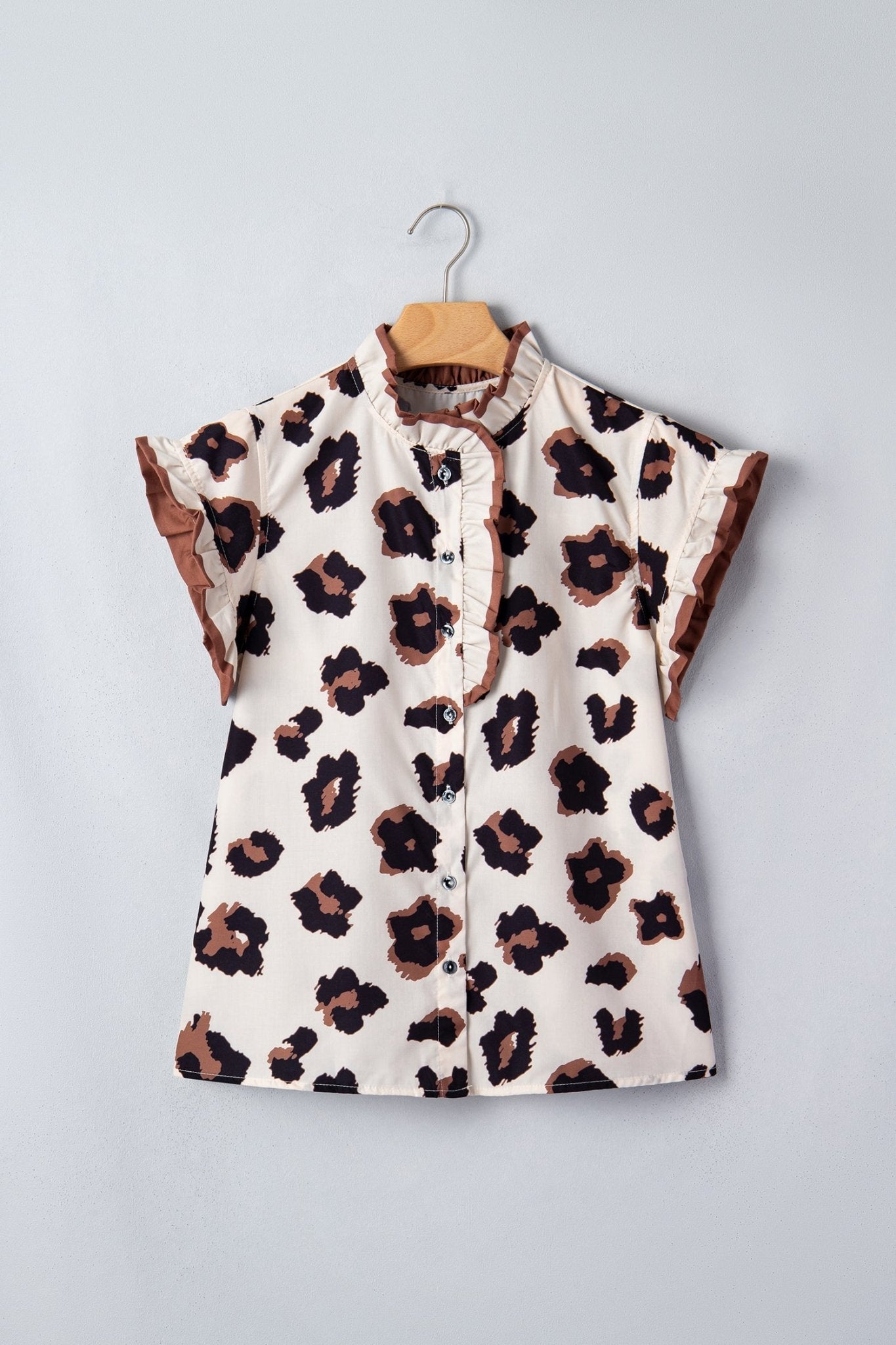 Mariana Ruffle Sleeve Summer Blouse - Hello Beautiful BoutiqueBlouses & ShirtsThreaded Pear