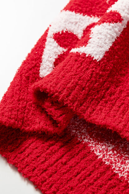 Marianna Checkered Knit Loose Sweater - Hello Beautiful BoutiqueSweatersThreaded Pear