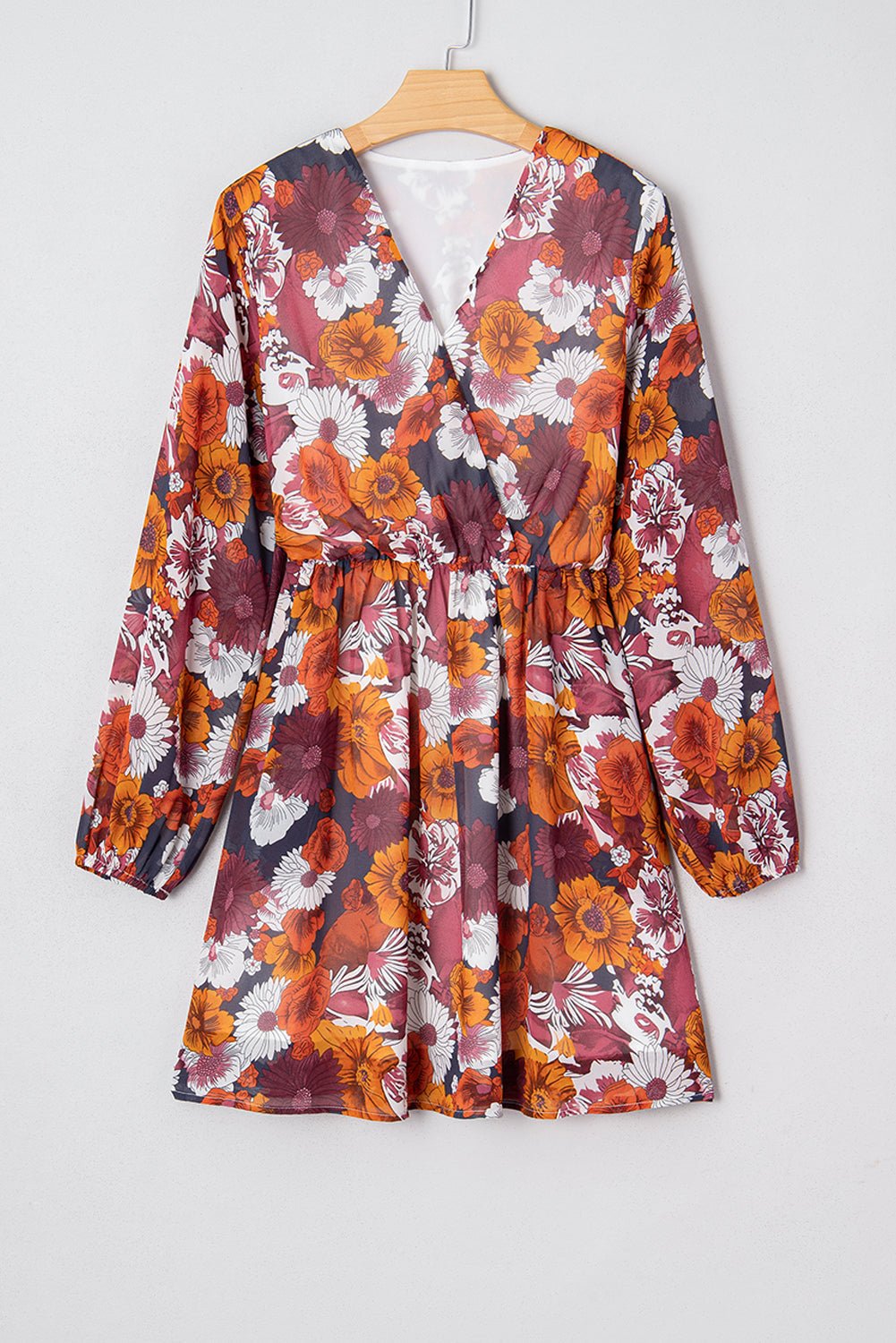 Marianna Sleeve Flowy Mini Dress - Hello Beautiful BoutiqueFloral DressesThreaded Pear