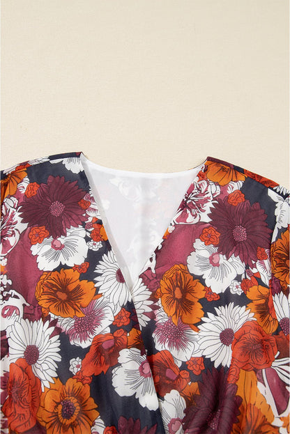 Marianna Sleeve Flowy Mini Dress - Hello Beautiful BoutiqueFloral DressesThreaded Pear