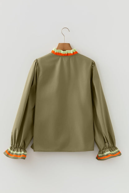 Marie Long Sleeve Blouse Long Sleeve Top - Hello Beautiful BoutiqueBlouses & ShirtsThreaded Pear