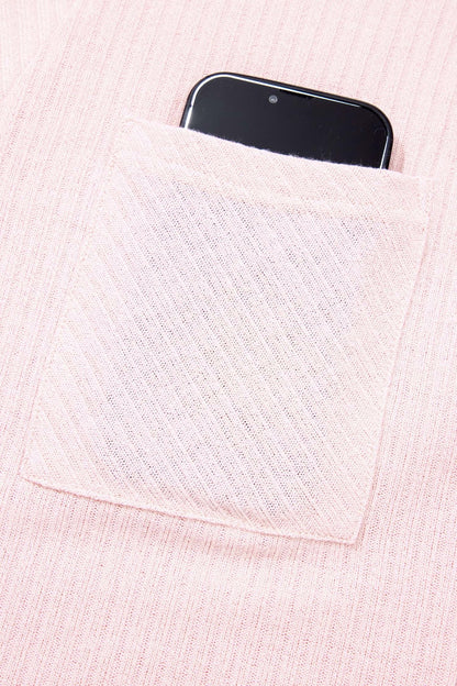 Marley Light Collared Ribbed Tee - Hello Beautiful BoutiqueTops & TeesThreaded Pear