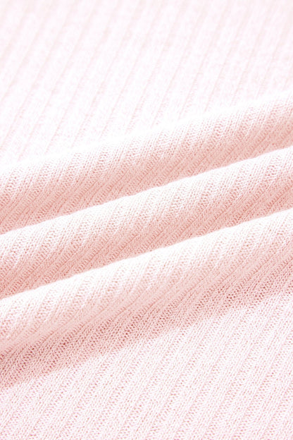 Marley Light Collared Ribbed Tee - Hello Beautiful BoutiqueTops & TeesThreaded Pear