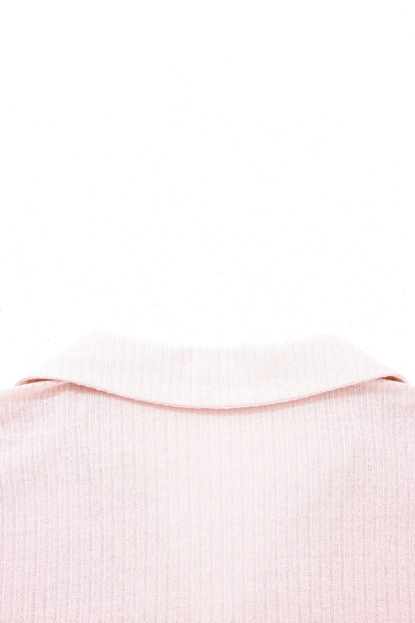 Marley Light Collared Ribbed Tee - Hello Beautiful BoutiqueTops & TeesThreaded Pear