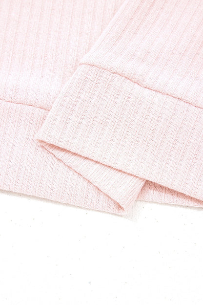 Marley Light Collared Ribbed Tee - Hello Beautiful BoutiqueTops & TeesThreaded Pear