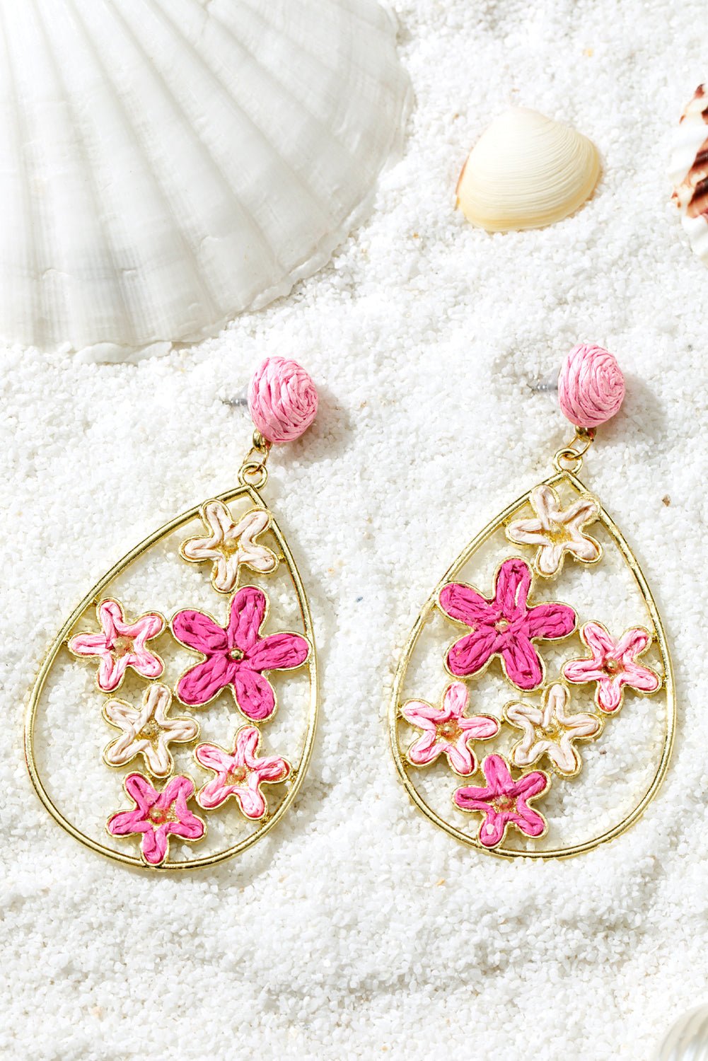 Marley Plaited Plated Waterdrop Earrings - Hello Beautiful BoutiqueJewelryThreaded Pear