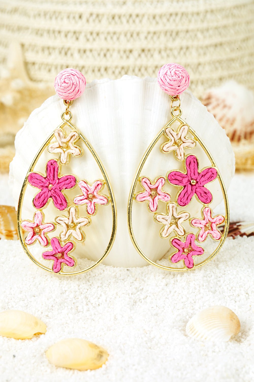 Marley Plaited Plated Waterdrop Earrings - Hello Beautiful BoutiqueJewelryThreaded Pear