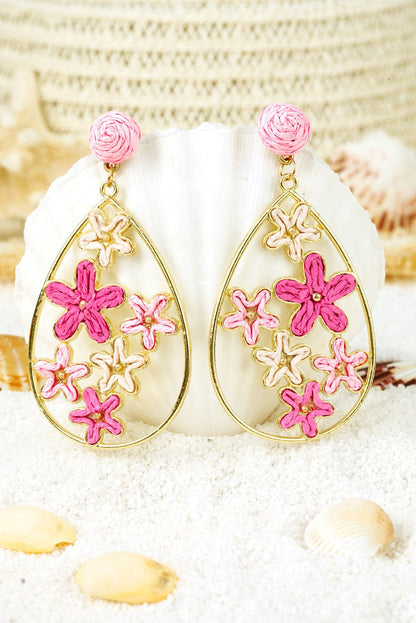 Marley Plaited Plated Waterdrop Earrings - Hello Beautiful BoutiqueJewelryThreaded Pear