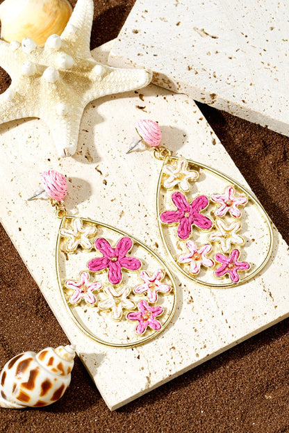 Marley Plaited Plated Waterdrop Earrings - Hello Beautiful BoutiqueJewelryThreaded Pear