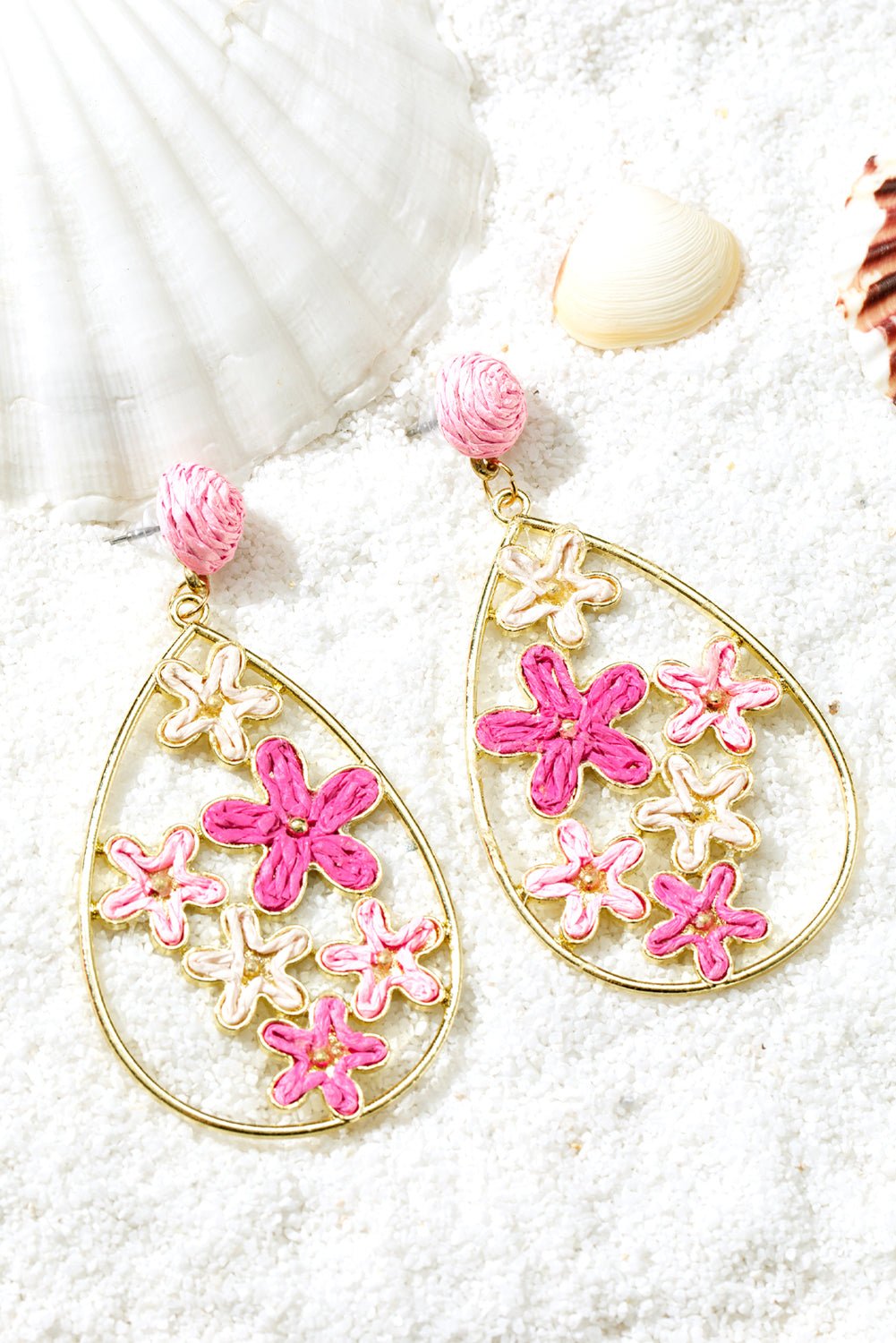 Marley Plaited Plated Waterdrop Earrings - Hello Beautiful BoutiqueJewelryThreaded Pear