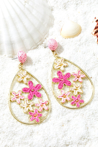 Marley Plaited Plated Waterdrop Earrings - Hello Beautiful BoutiqueJewelryThreaded Pear