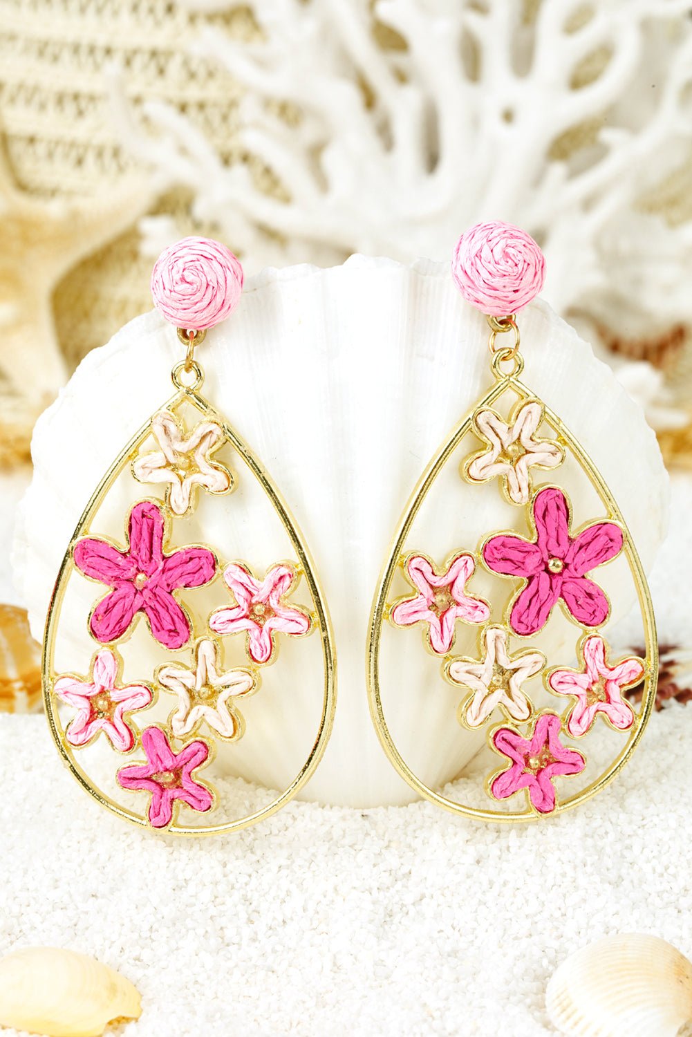Marley Plaited Plated Waterdrop Earrings - Hello Beautiful BoutiqueJewelryThreaded Pear