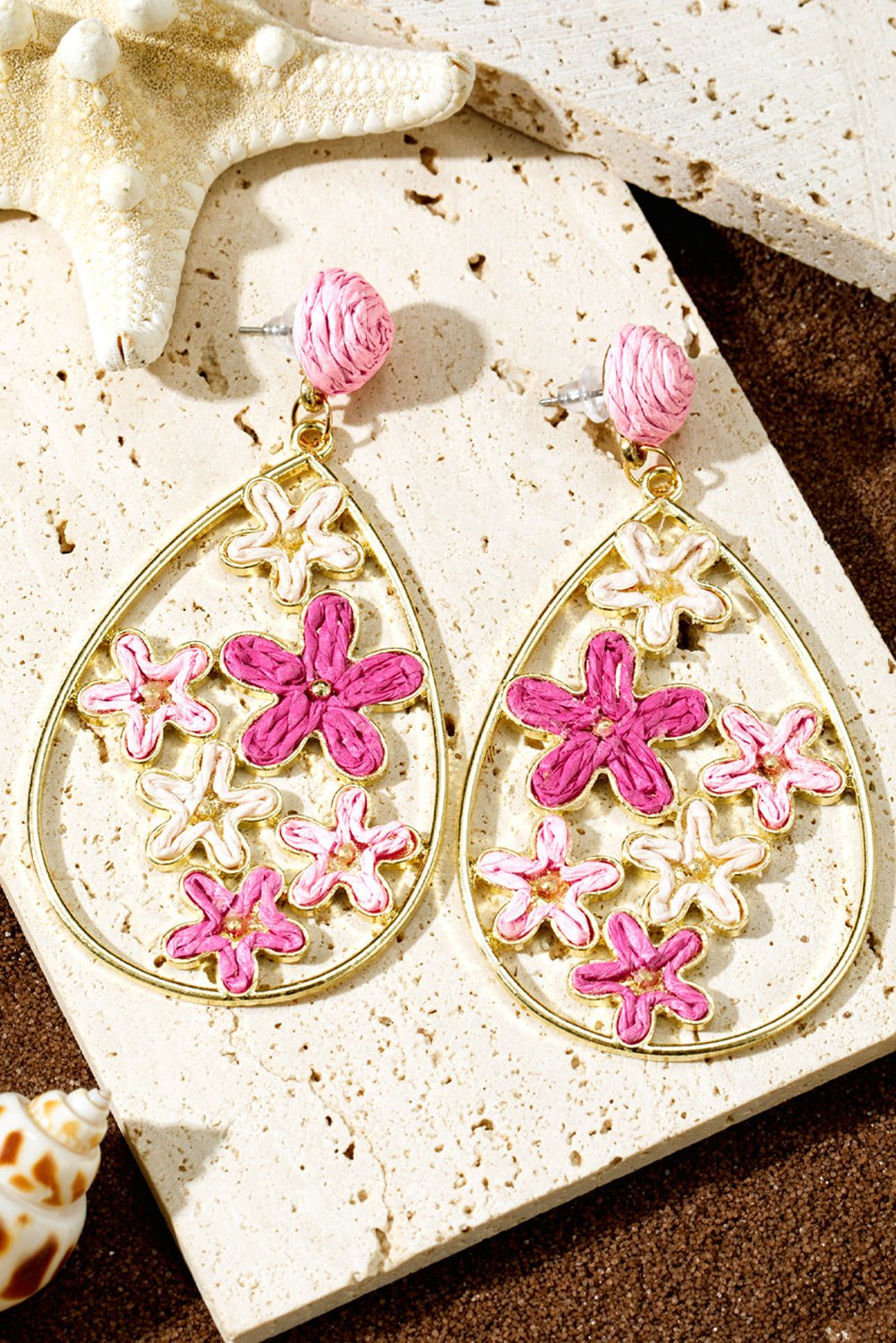 Marley Plaited Plated Waterdrop Earrings - Hello Beautiful BoutiqueJewelryThreaded Pear