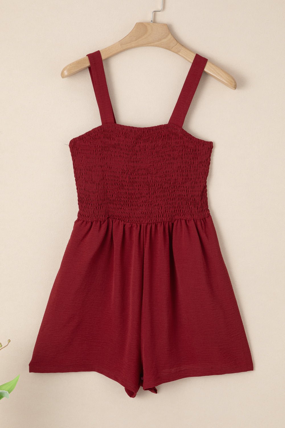 Marlowe Casual Smocked Sleeveless Romper - Hello Beautiful BoutiqueJumpsuits & RompersThreaded Pear