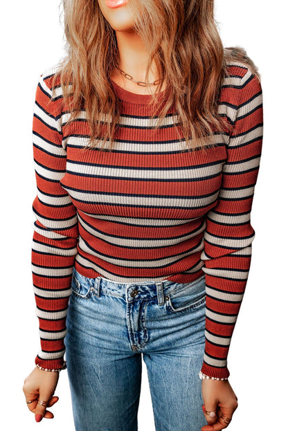 Martha Knit Slim Fit Top - Hello Beautiful Boutique20% OFFThreaded Pear