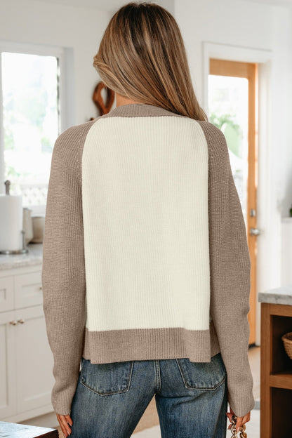 Maryam Ribbed Knit Down Sweater - Hello Beautiful BoutiqueCardigansThreaded Pear
