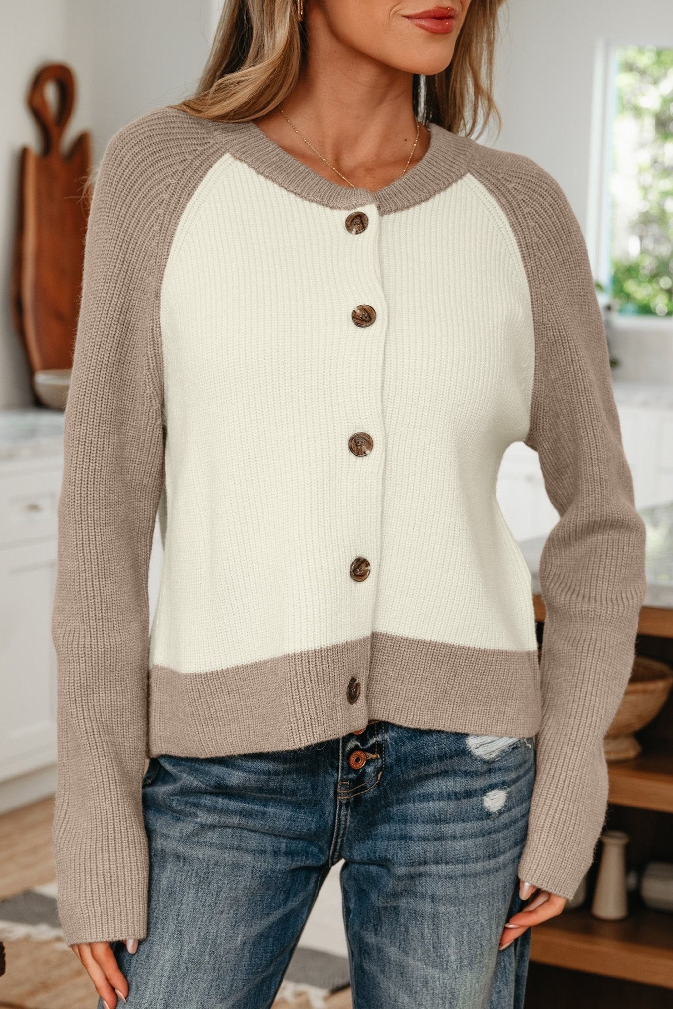 Maryam Ribbed Knit Down Sweater - Hello Beautiful BoutiqueCardigansThreaded Pear
