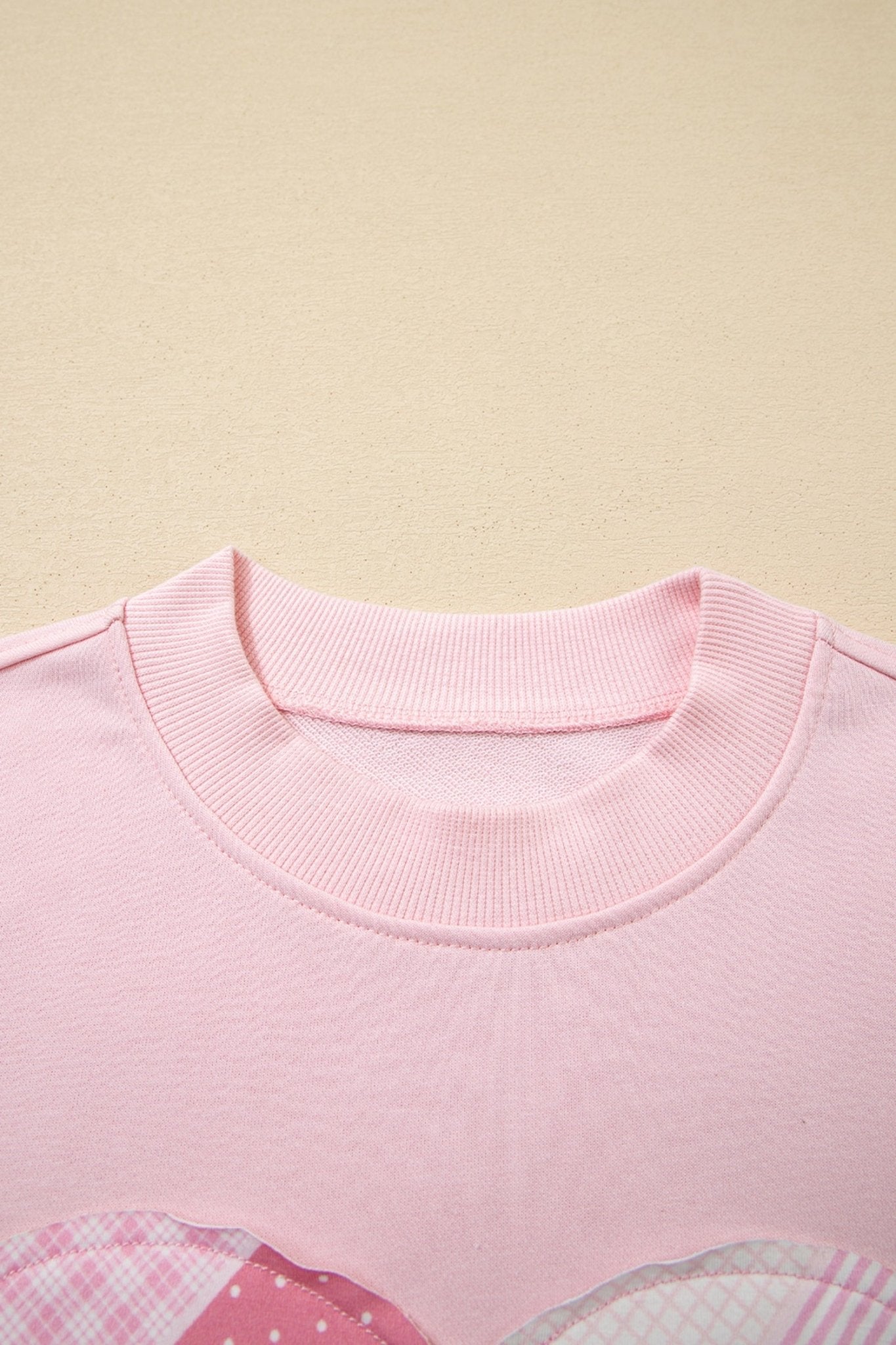 Matilda Sweetheart Patchwork Oversize Sweatshirt - Hello Beautiful BoutiqueSweatshirts & HoodiesThreaded Pear