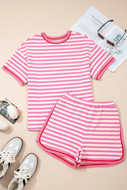 Matilda Trim Short Sleeve Set - Hello Beautiful BoutiqueShort SetsThreaded Pear
