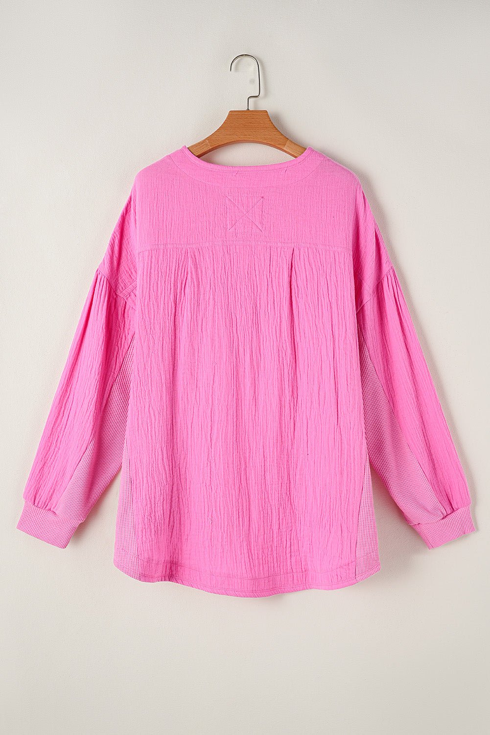 Mavis Chest Drop Sleeve PLUS Top - Hello Beautiful BoutiquePlus Size Long Sleeve TopsThreaded Pear
