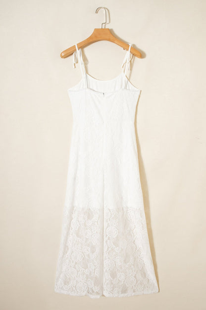 Maxine Lace Overlay Long Dress - Hello Beautiful BoutiqueMaxi DressesThreaded Pear