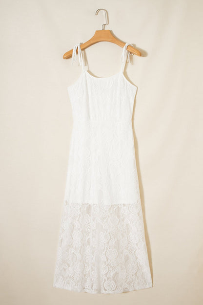 Maxine Lace Overlay Long Dress - Hello Beautiful BoutiqueMaxi DressesThreaded Pear