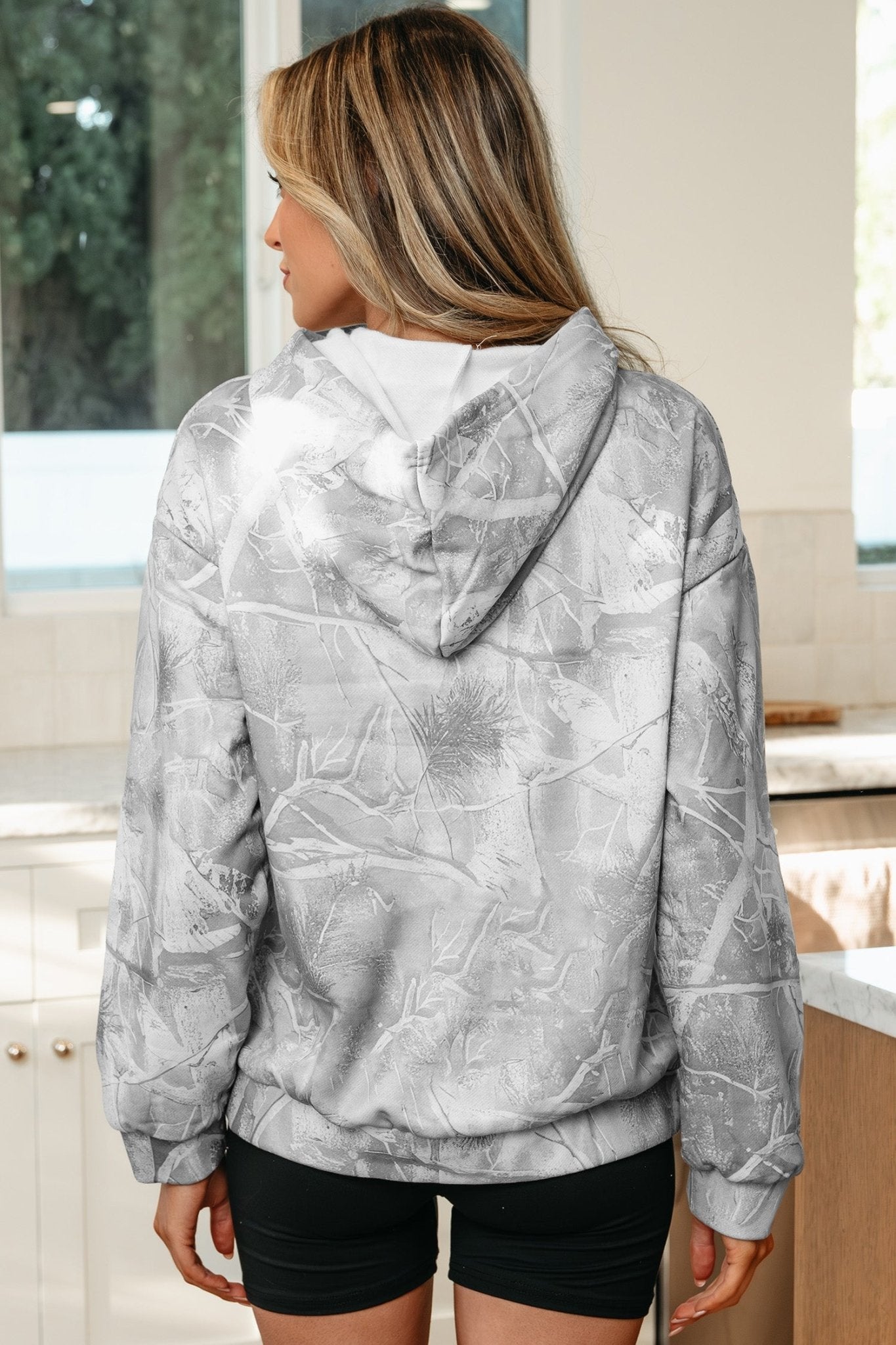 Maya Print Oversized Sporty Hoodie - Hello Beautiful BoutiqueSweatshirts & HoodiesThreaded Pear