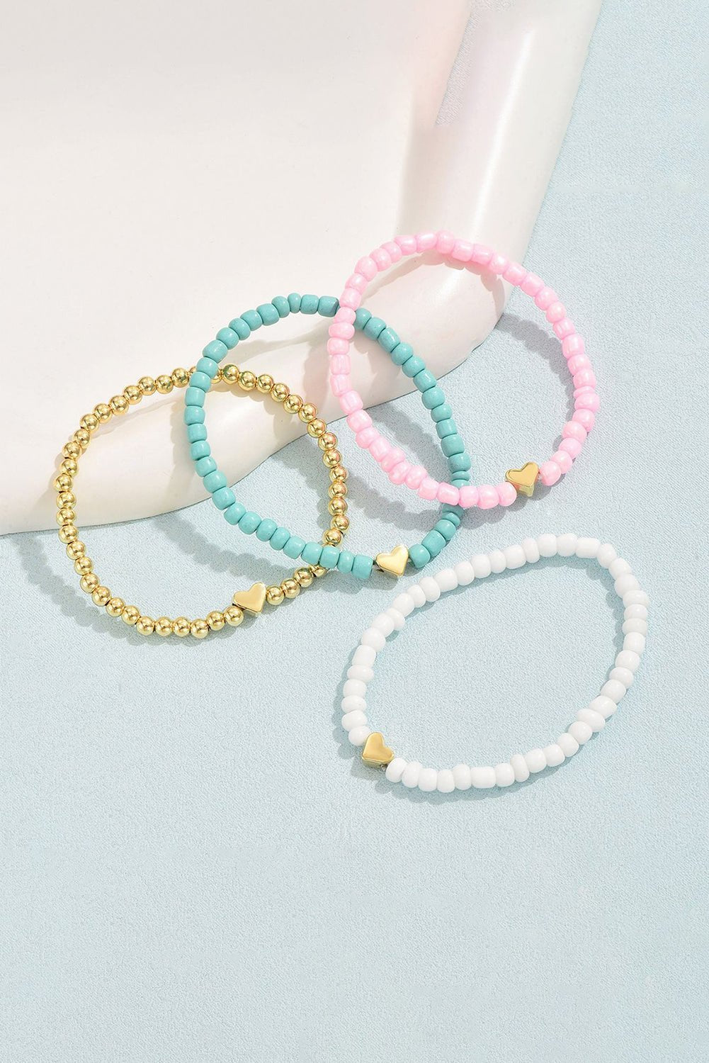 Mazie Beaded Layered Bracelet Set - Hello Beautiful BoutiqueJewelryThreaded Pear