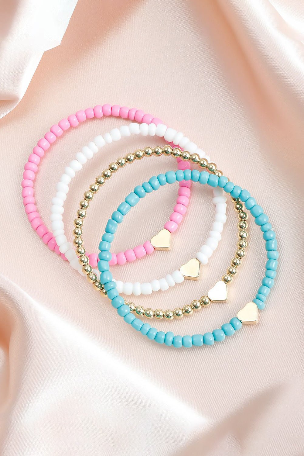 Mazie Beaded Layered Bracelet Set - Hello Beautiful BoutiqueJewelryThreaded Pear