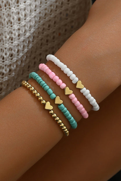 Mazie Beaded Layered Bracelet Set - Hello Beautiful BoutiqueJewelryThreaded Pear