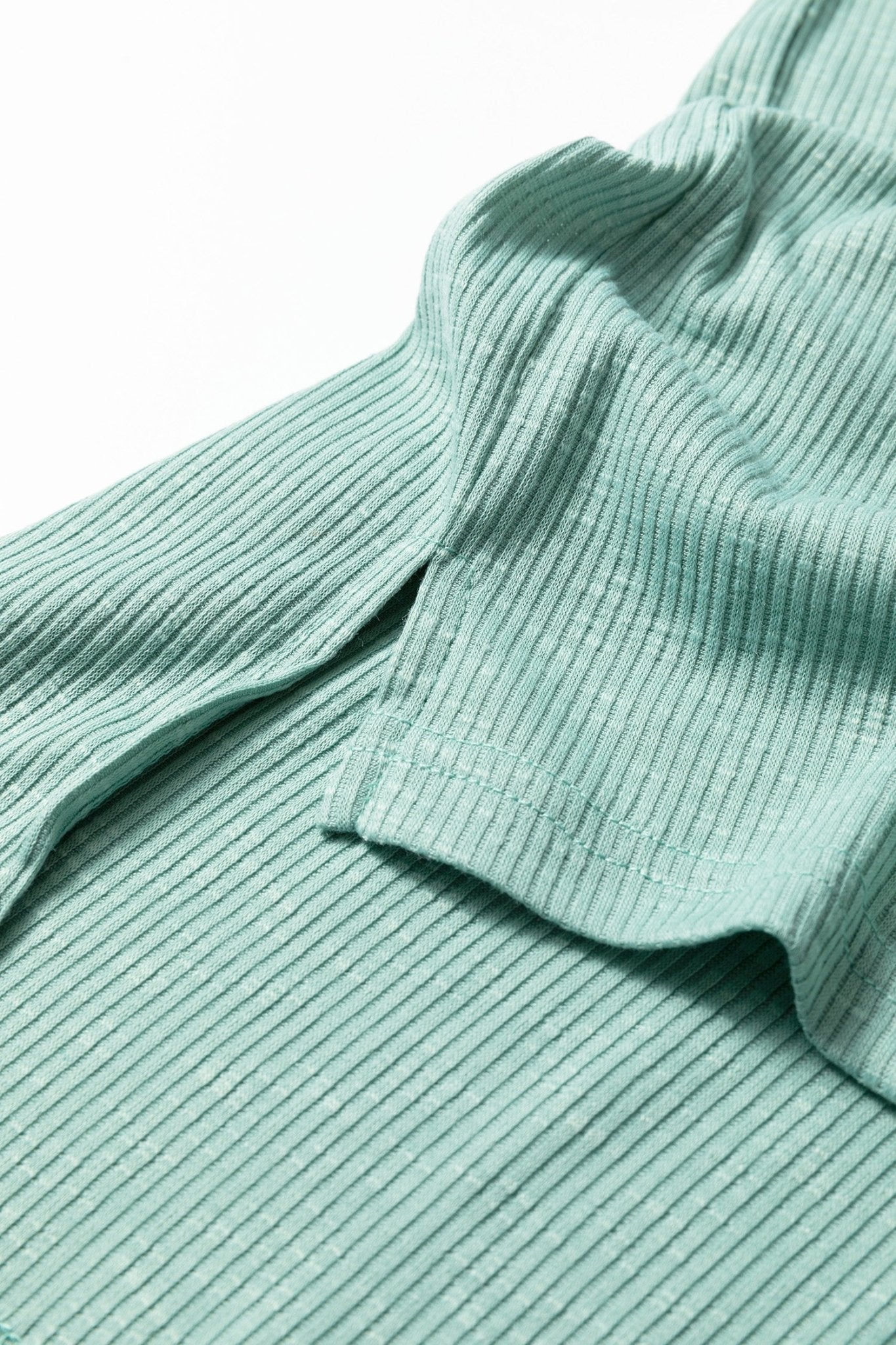 Mazie Mist Ribbed Patchwork PLUS Tee - Hello Beautiful BoutiquePlus Size Tops & TeesThreaded Pear