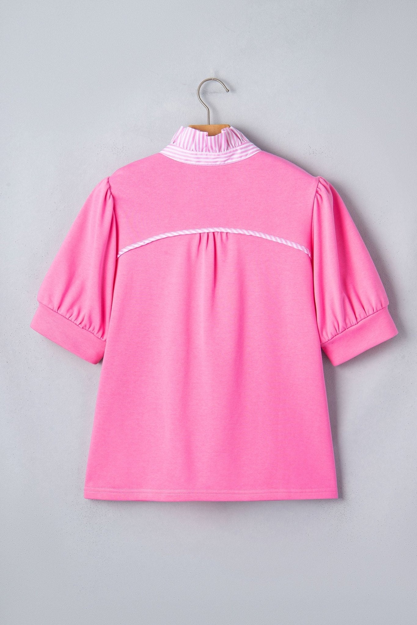 Mckenzie Collar Short Sleeve Blouse - Hello Beautiful BoutiqueBlouses & ShirtsThreaded Pear