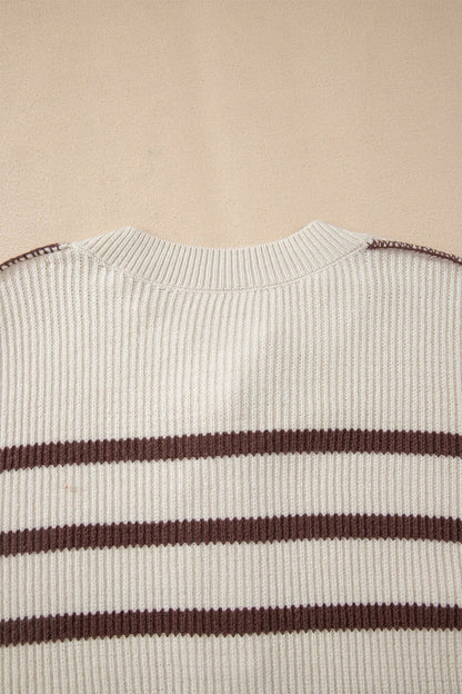 Mckenzie Drop Shoulder Slouchy Sweater - Hello Beautiful BoutiqueSweatersThreaded Pear