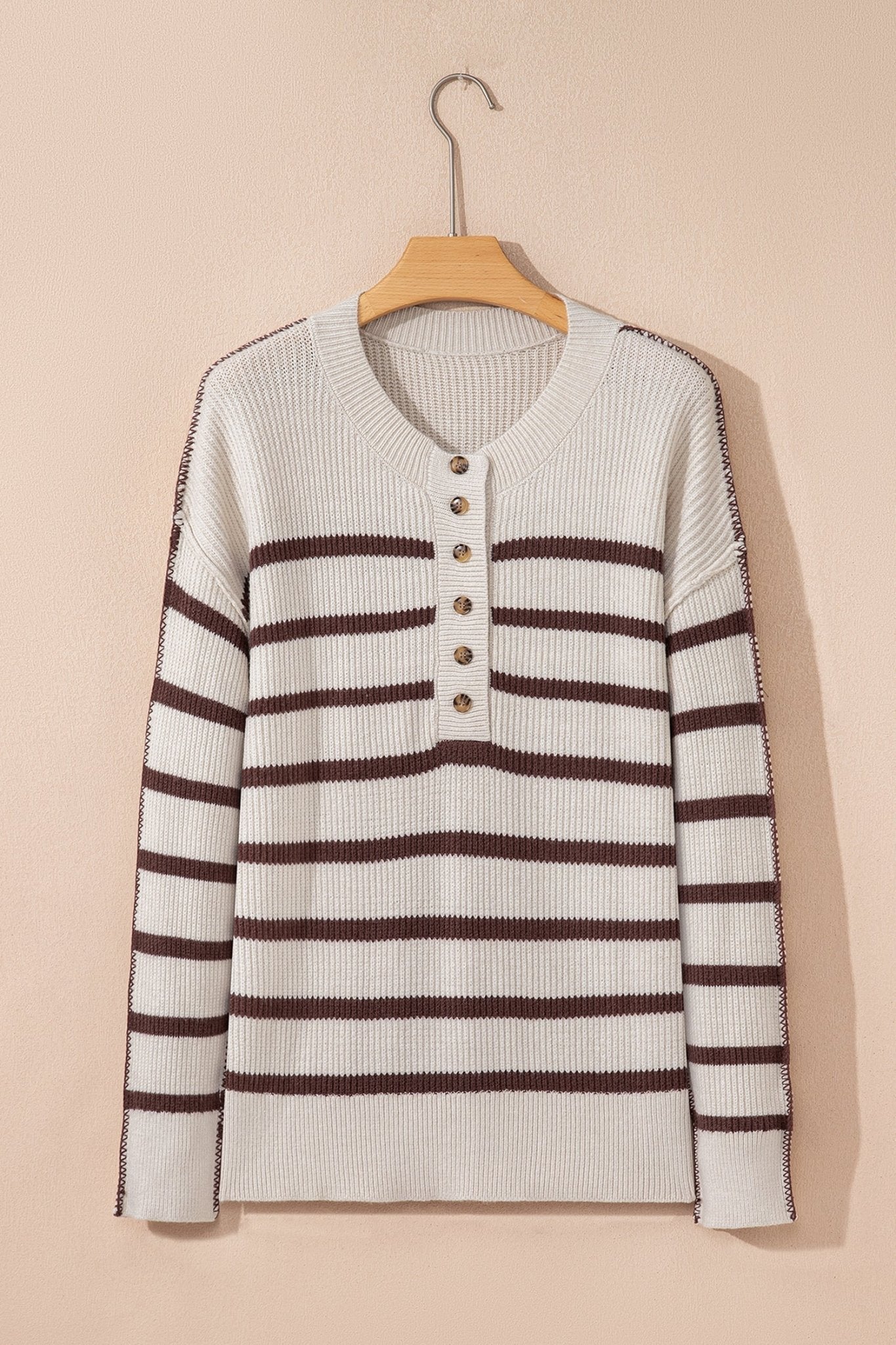 Mckenzie Drop Shoulder Slouchy Sweater - Hello Beautiful BoutiqueSweatersThreaded Pear