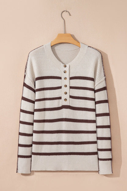 Mckenzie Drop Shoulder Slouchy Sweater - Hello Beautiful BoutiqueSweatersThreaded Pear