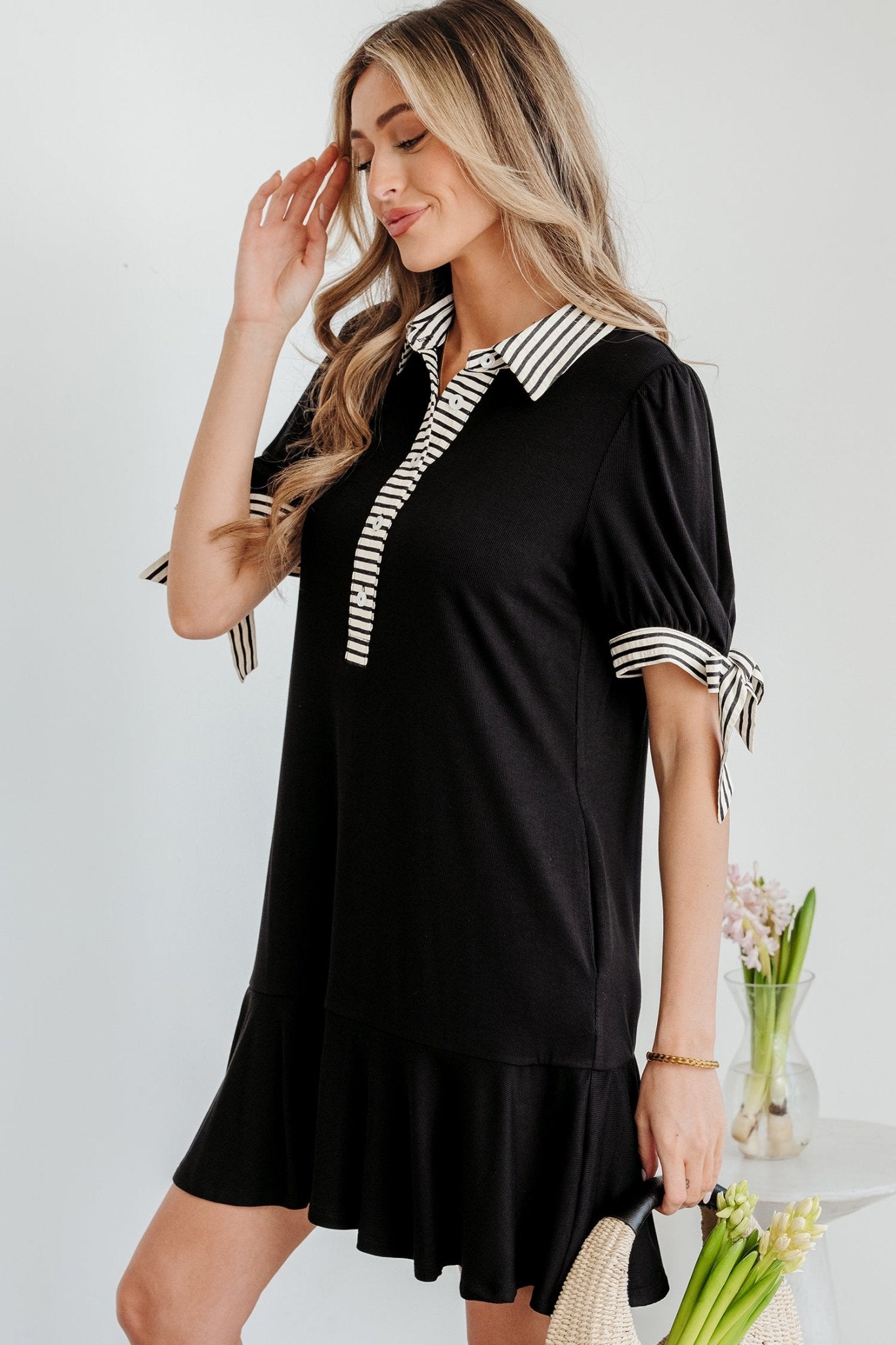Mckenzie Sleeve Shift Mini Dress - Hello Beautiful BoutiqueMini DressesThreaded Pear